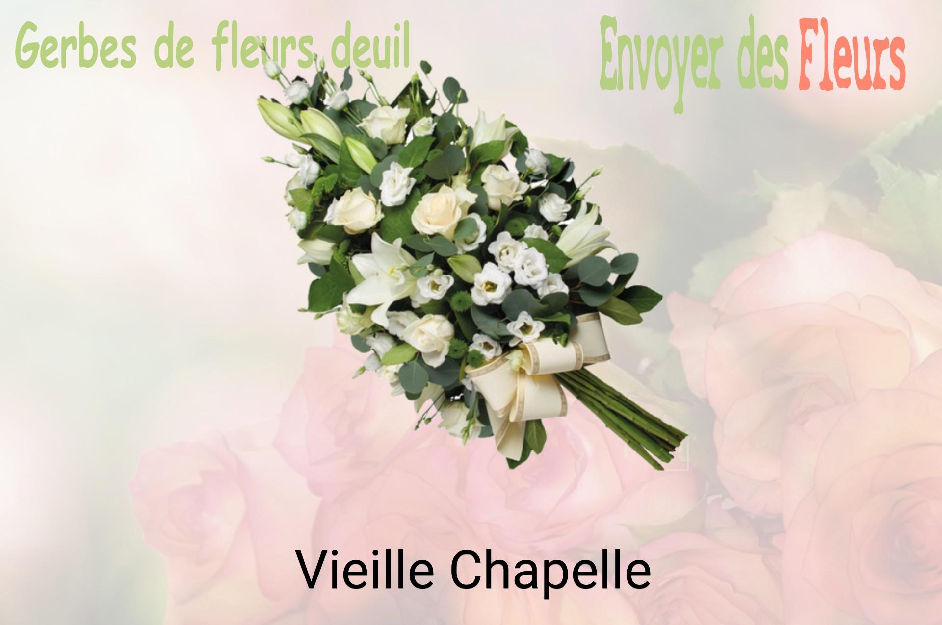 Gerbe de fleurs de deuil livrée à Vieille-Chapelle